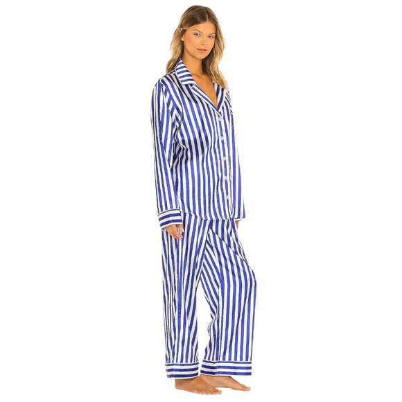 Show Me Your Mumu Classic PJ Set in Blue XSmall Womens Pants 2 piece Pajamas - Picture 3 of 13